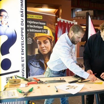 Le salon valaisan des formations et métiers. Martigny.